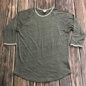 LuLaRoe Randy-size M-heather green